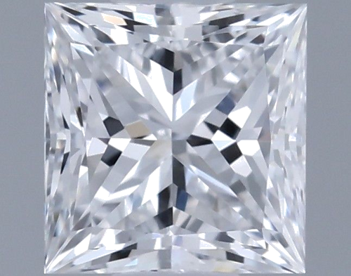 0.42 carat D-VVS1 Natūralus Princess Deimantas (1)