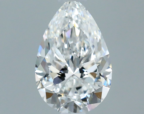 0.51 carat E-VS2 Natūralus Pear Deimantas (1)