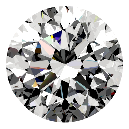 0.4 carat H-VS1 Very Good cut Natūralus Round Deimantas (1)