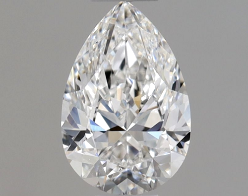 0.5 carat E-VS2 Natūralus Pear Deimantas (1)
