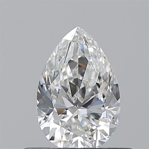 0.5 carat G-VS2 Natūralus Pear Deimantas (1)
