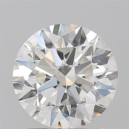 2.03 carat I-SI1 Excellent cut Natūralus Round Deimantas (1)