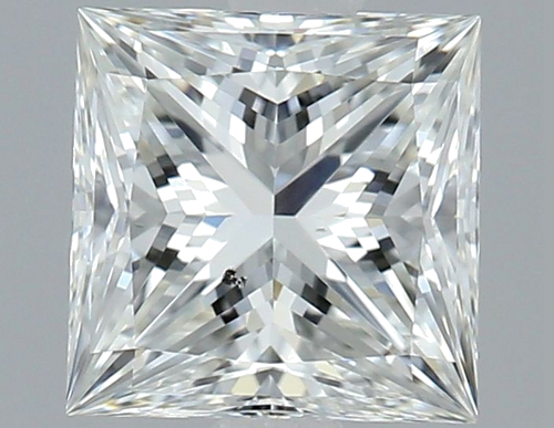 0.93 carat H-SI1 Natūralus Princess Deimantas (1)