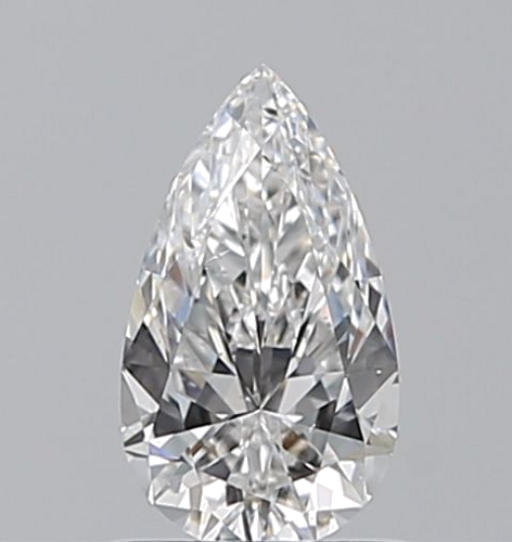 0.75 carat D-SI1 Natūralus Pear Deimantas (1)