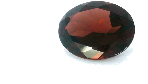 3.5 carat RED Oval Garnet (1)