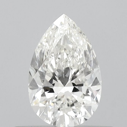 0.51 carat I-SI1 Natūralus Pear Deimantas (1)