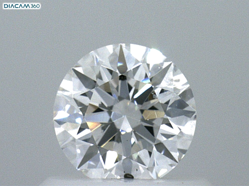 0.57 carat D-SI2 Excellent cut Natūralus Round Deimantas (1)