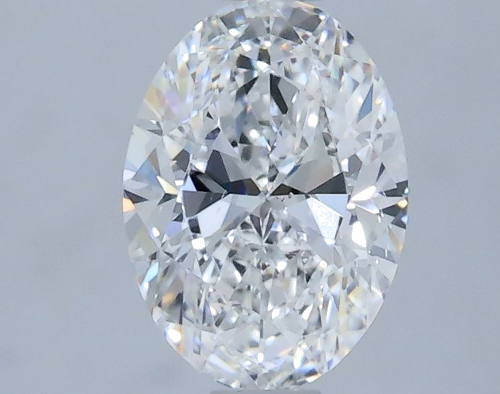 0.9 carat E-SI1 Natūralus Oval Deimantas (1)