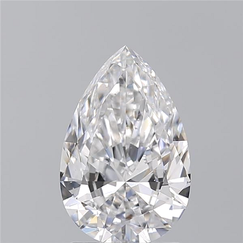2.01 carat D-VS2 Natūralus Pear Deimantas (1)