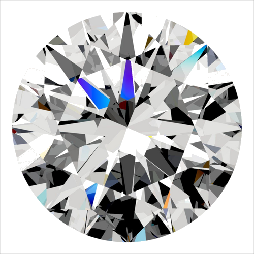 0.31 carat H-VVS1 Excellent cut Natūralus Round Deimantas (1)