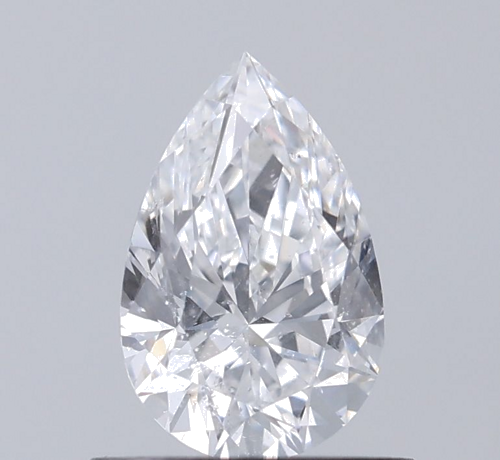 0.5 carat D-SI2 Natūralus Pear Deimantas (1)