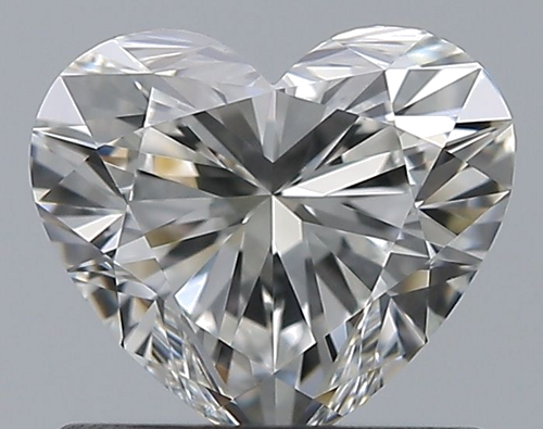 0.7 carat G-VS2 Natūralus Heart Deimantas (1)