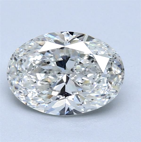 0.96 carat H-SI2 Natūralus Oval Deimantas (1)