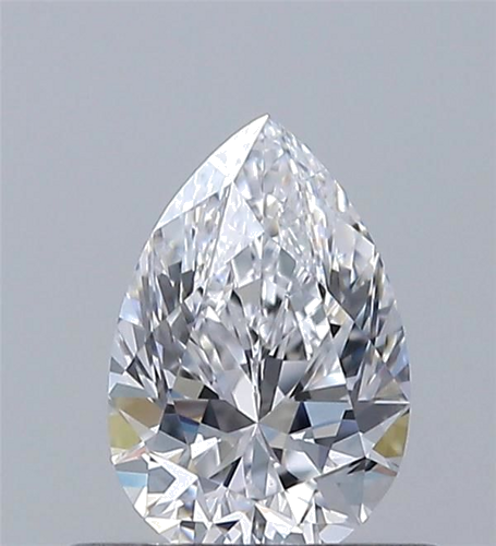 0.5 carat D-VS1 Natūralus Pear Deimantas (1)