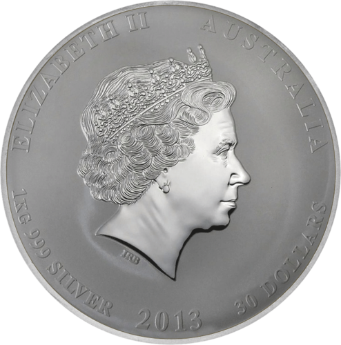 1 kg Year of the Snake 2013 Australia silver coin (2)