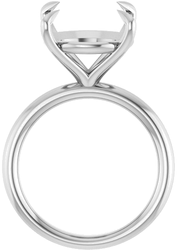 Sužadėtuvių Žiedas „Claw-Prong Solitaire“ 950 Platinos Round 14mm (2)