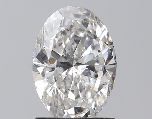 1.5 carat F-SI2 Natūralus Oval Deimantas (1)