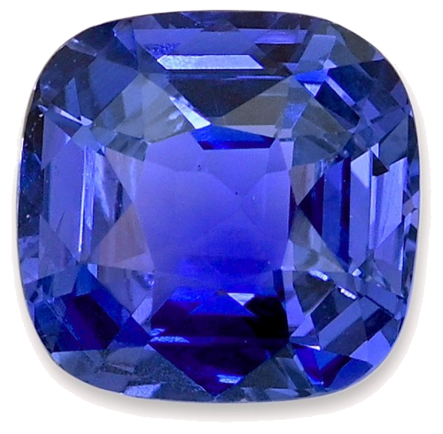 3.42 carat BLUE Cushion Safyras (1)