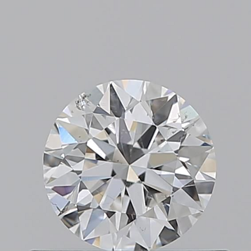 0.5 carat F-SI2 Excellent cut Natūralus Round Deimantas (1)