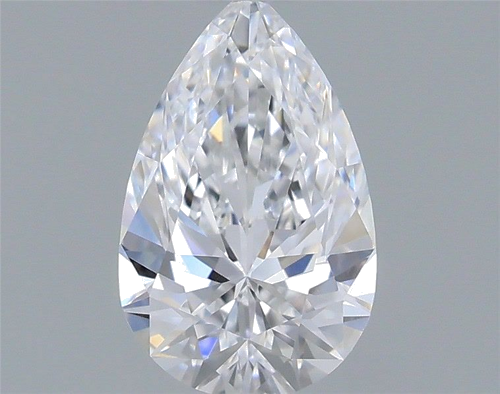0.51 carat D-VVS2 Natūralus Pear Deimantas (1)