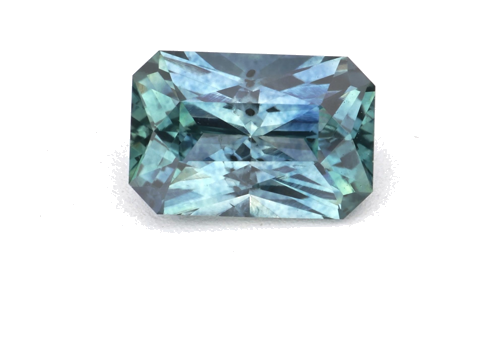 0.66 carat GREEN Radiant Safyras (1)