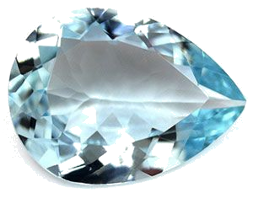 5.75 carat BLUE Pear Aquamarine (1)