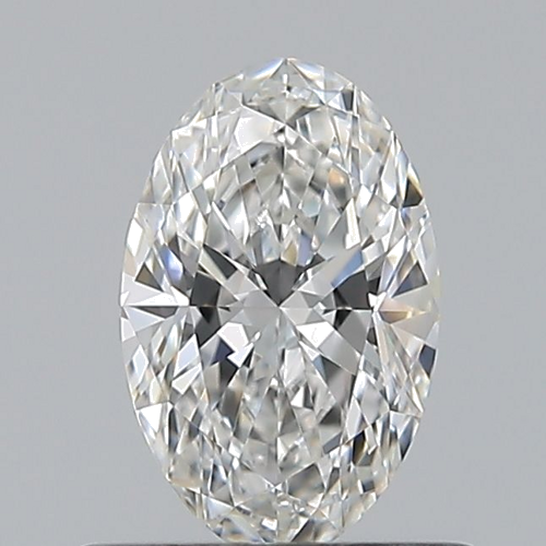 0.52 carat F-VVS1 Natūralus Oval Deimantas (1)