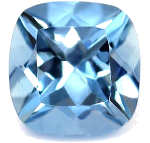 0.64 carat BLUE Cushion Aquamarine (1)