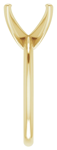 Sužadėtuvių Žiedas „Solitaire“ 585 Geltonojo Aukso Oval 12mm x 10mm (4)