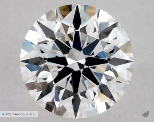 0.3 carat F-VS1 Excellent cut Natūralus Round Deimantas (1)