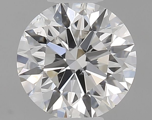 0.58 carat F-SI1 Excellent cut Natūralus Round Deimantas (1)