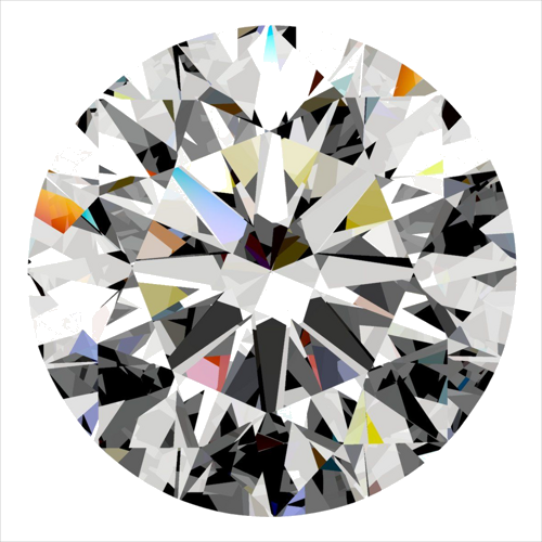 0.4 carat E-VVS2 Excellent cut Natūralus Round Deimantas (1)