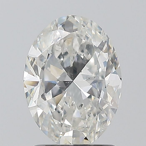 1.5 carat H-SI2 Natūralus Oval Deimantas (1)
