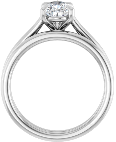 Sužadėtuvių Žiedas „Claw-Pong“ 925 Sidabro Pear 9mm x 6mm (7)