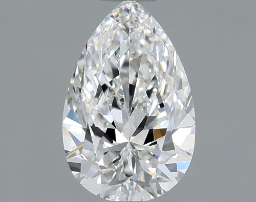 0.5 carat E-VS1 Natūralus Pear Deimantas (1)