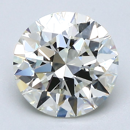 2.01 carat K-IF Excellent cut Natūralus Round Deimantas (1)