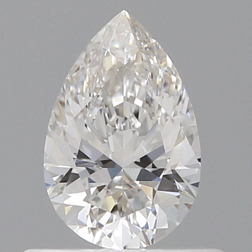 0.51 carat F-VVS1 Natūralus Pear Deimantas (1)