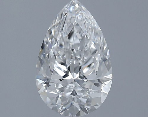 1.02 carat E-SI1 Natūralus Pear Deimantas (1)