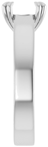Sužadėtuvių Žiedas „Solitaire“ 417 Baltojo Aukso Round 8mm (4)