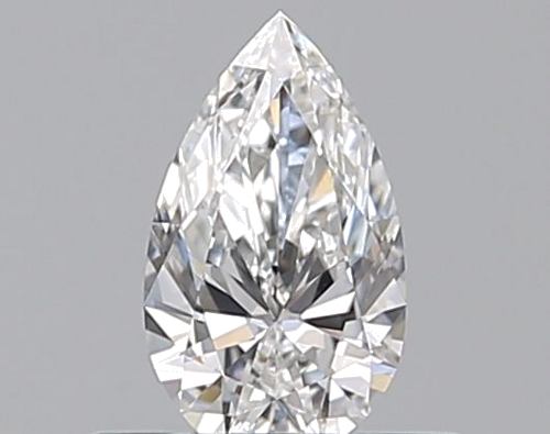 0.35 carat E-VVS1 Natūralus Pear Deimantas (1)