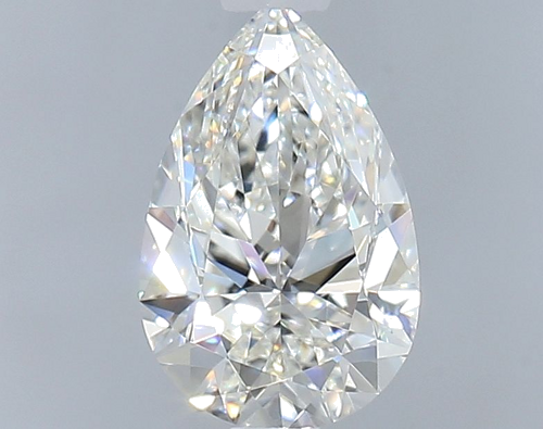 0.61 carat H-IF Natūralus Pear Deimantas (1)