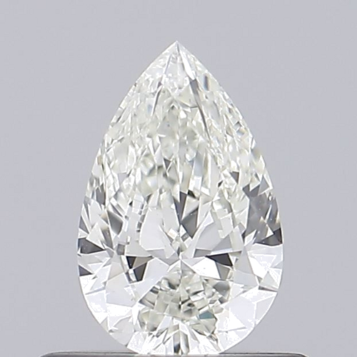 0.5 carat I-VS1 Natūralus Pear Deimantas (1)