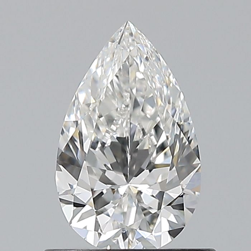 0.7 carat F-VS2 Natūralus Pear Deimantas (1)