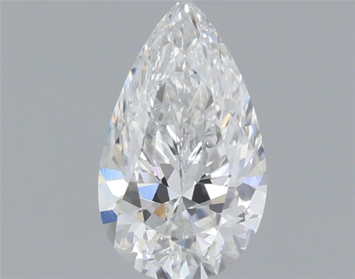 0.53 carat F-VS2 Natūralus Pear Deimantas (1)