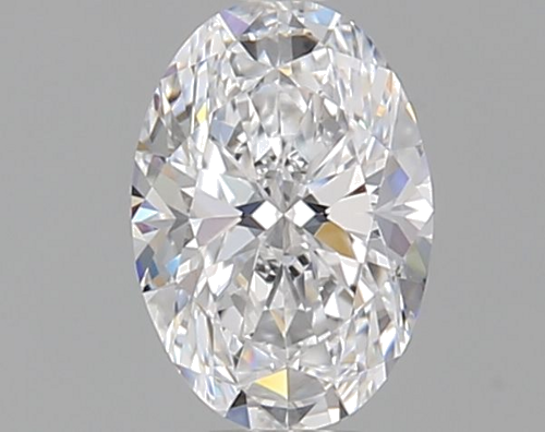 0.38 carat D-VVS2 Natūralus Oval Deimantas (1)