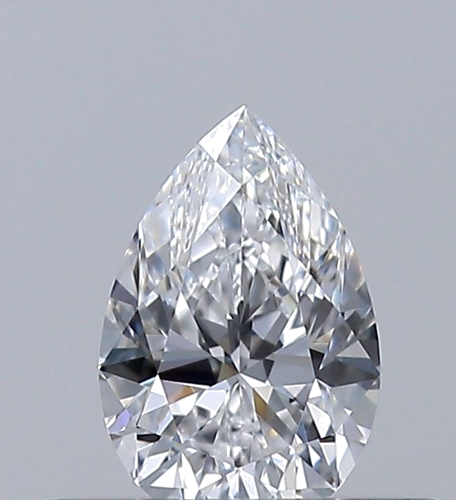 0.3 carat D-VVS1 Natūralus Pear Deimantas (1)