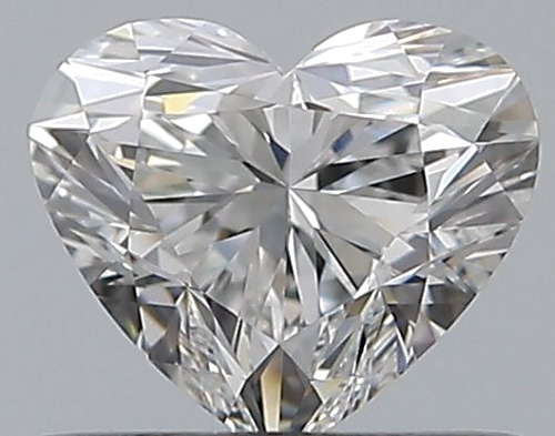 0.5 carat E-VVS2 Natūralus Heart Deimantas (1)