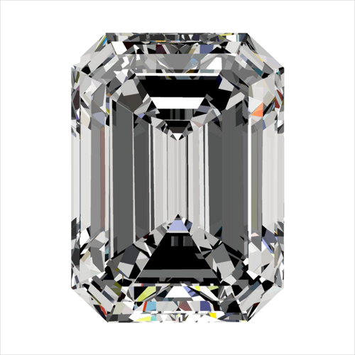 0.41 carat E-VS1 Natūralus Emerald Deimantas (1)