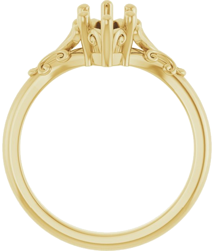 Sužadėtuvių Žiedas „Solitaire“ 10k yellow gold Marquise 10mm x 5mm (2)