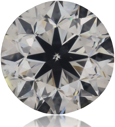 0.5 carat H-SI1 GD cut Natūralus Round Deimantas (1)